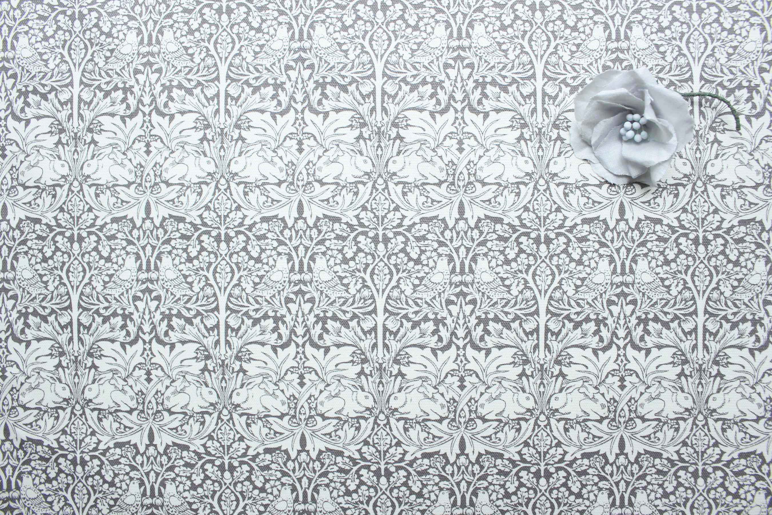 OX中厚手Ji Morrisブラザーラビット<br />グレー